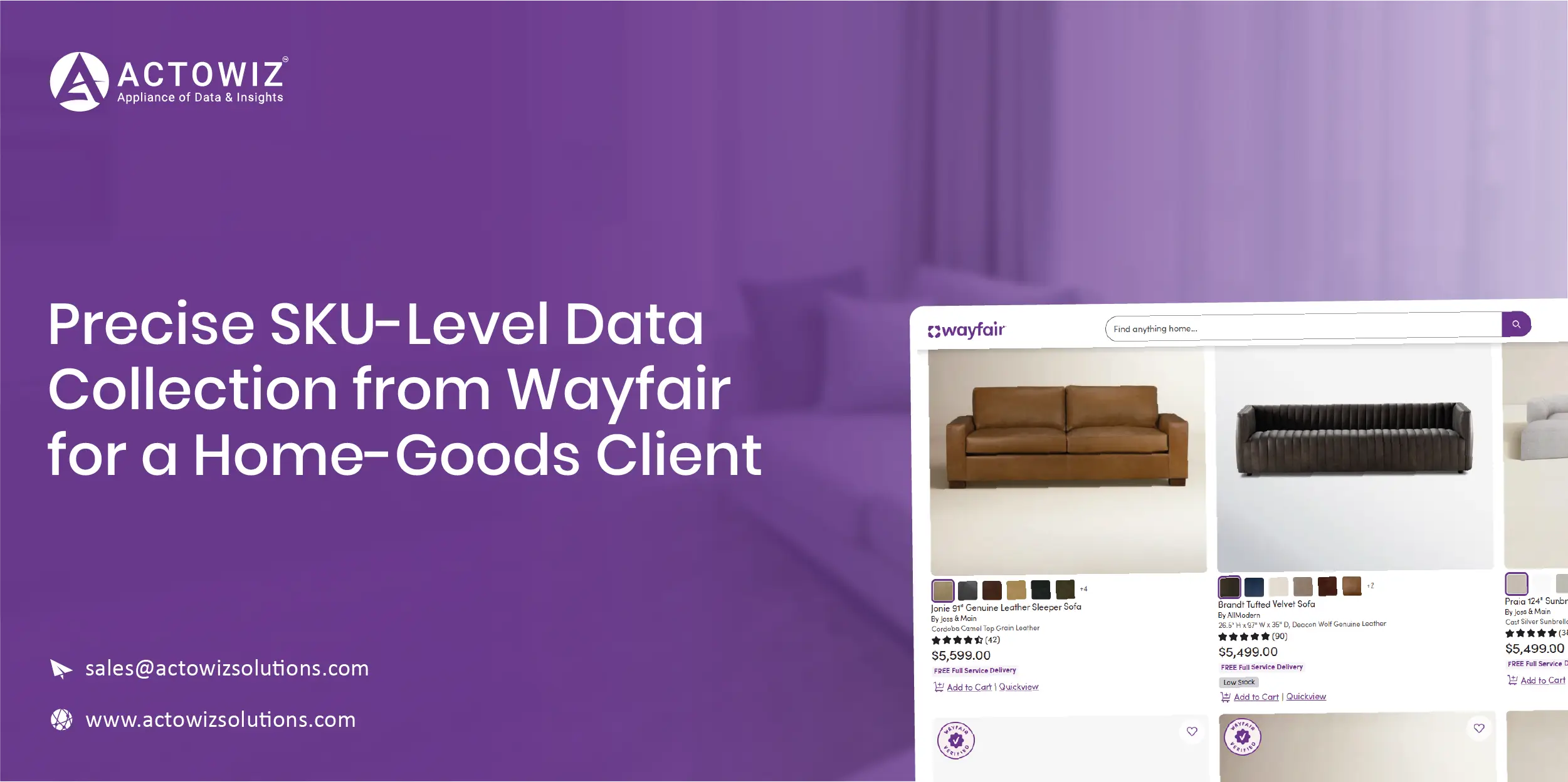 Wayfair Data Scraping